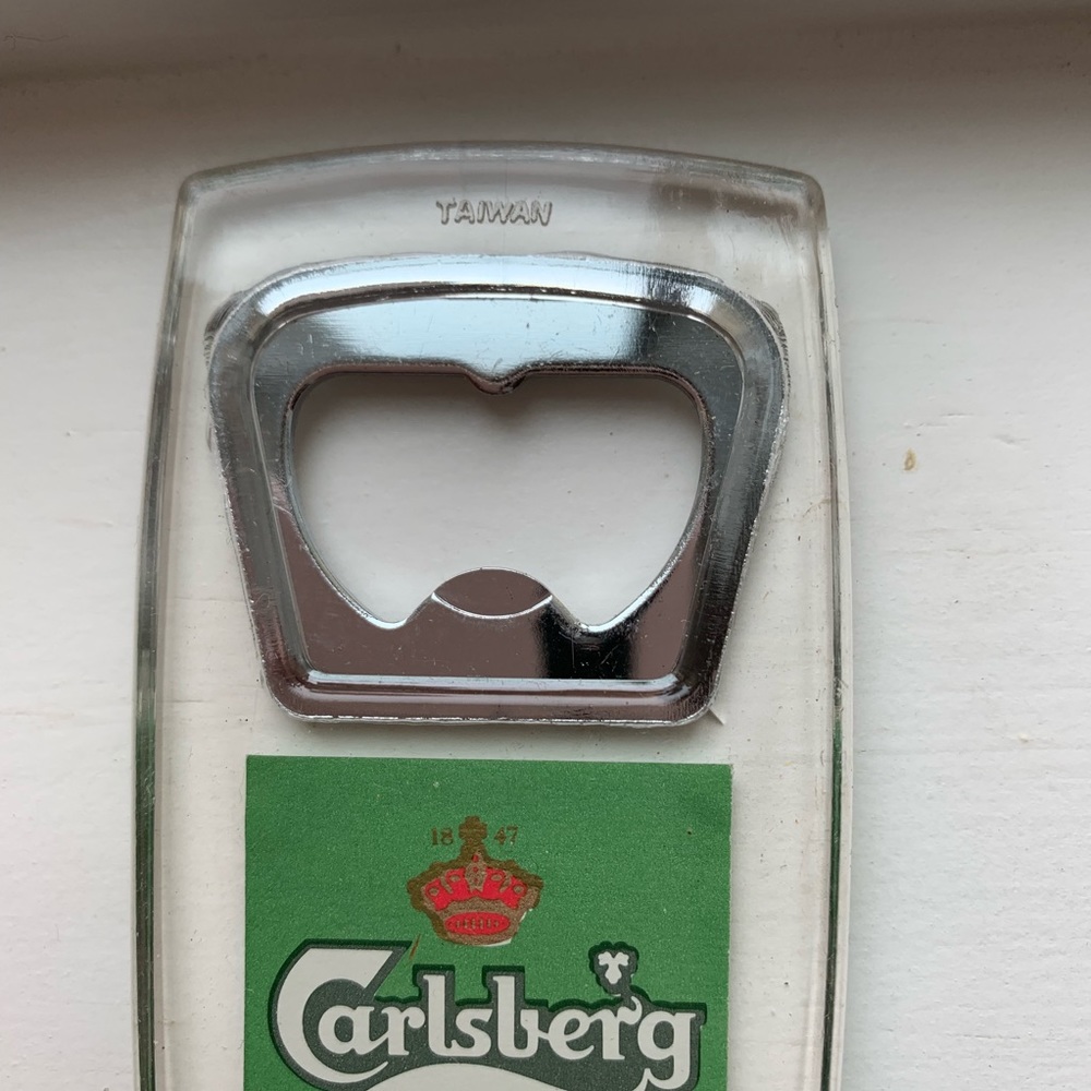 Vintage Carlsberg Beer Bottle Opener Keychain View 4